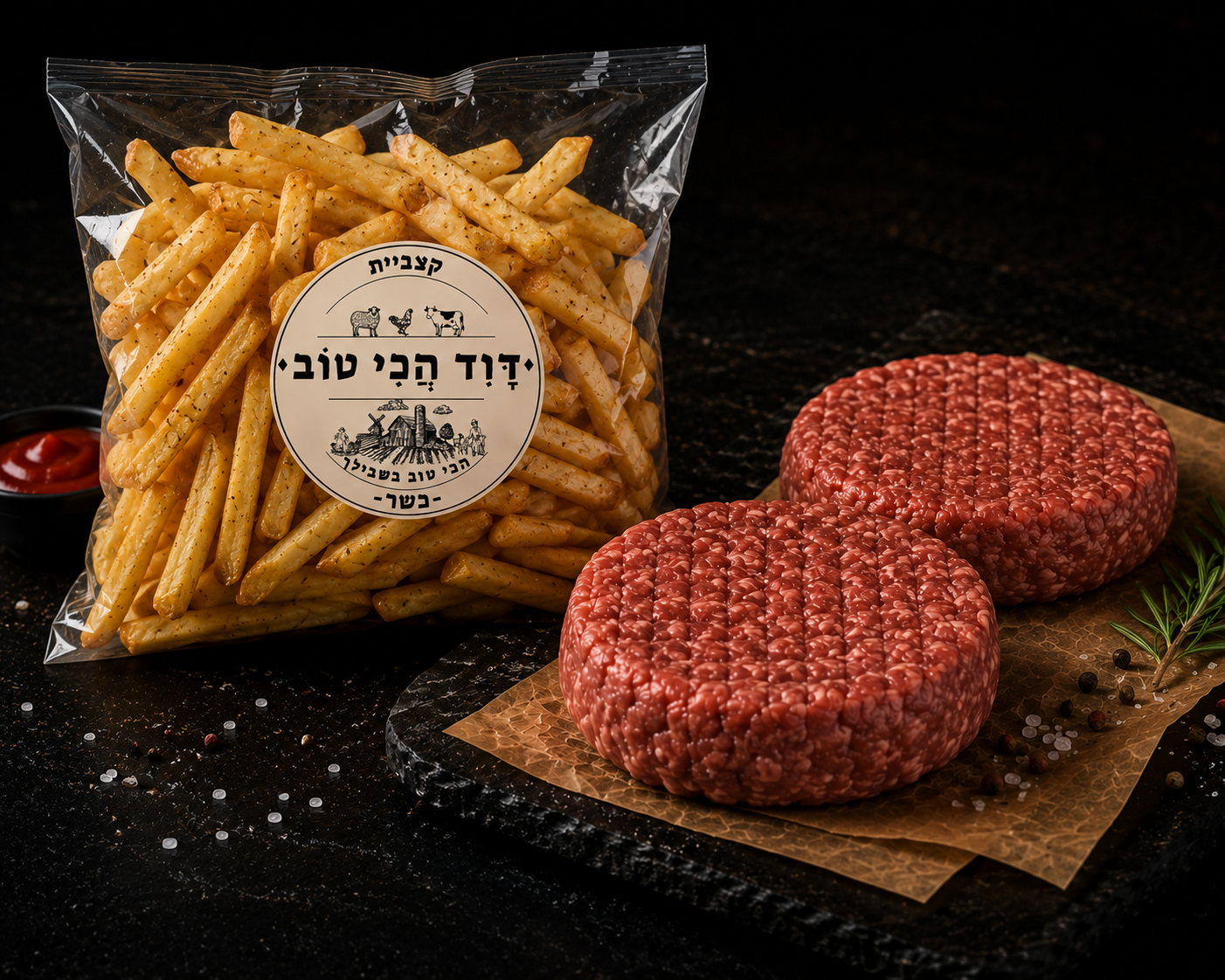 המבורגר צ׳יפס